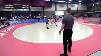 215 lbs Cons. Round 3 - Dallen Clift, Canyon vs Ian Crosby, Aledo