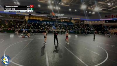 115 lbs Quarterfinal - Violet Diaz, Denver vs Amelia Terrill, Iowa City High