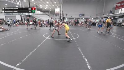 113 lbs Quarterfinals (8 Team) - Giuseppe Bozzi, BECA vs Russell Cisney, Palm City Thundercats