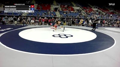 120 lbs Champ. Rd Of 128 - Adam Ostoja, ID vs Zack Samano, CA