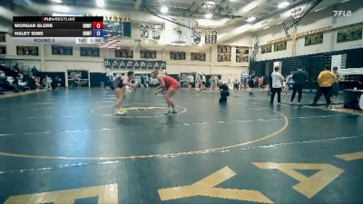 190 - 235 lbs Round 3 - Morgan Glore, Wentzville Wrestling Federatio vs Haley Sims, DDWT