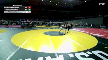 4A/3A/2A/1A Girls 120 Cons. Round 2 - Megan Wiseman, Riverside (Boardman) Girls vs Brooklynn Cooper, Sisters Girls