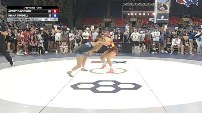 130 lbs Cons. Sub-rd Of 32 - Avery Davidson, North Dakota vs Kiana Trudell, Idaho