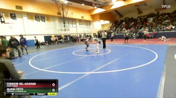 144 lbs Round 2 - Connor Gil-Azamar, Camp Verde vs Quinn Peto, Arizona Lutheran HS