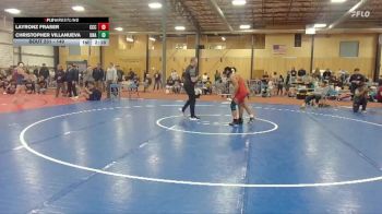 149 lbs Cons. Round 4 - Layronz Fraser, Clackamas Community College vs Christopher Villanueva, Unattached