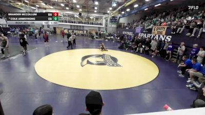 126 lbs Quarterfinal - Brander McCollum, Ronan vs Cole Armstrong, Coeur D Alene