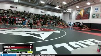 190 lbs Champ. Round 1 - Dahlila Tijerina, Fort Lupton vs Natalia Adam, Regis Jesuit