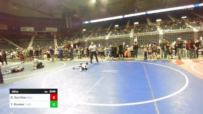 46 lbs Round Of 16 - Brooks Sombke, Dakota Boyz WC vs Tytus Bowker, Thermopolis WC