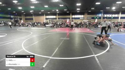 85 lbs Round Of 16 - Cash Kelly, Grit vs Jayden Ahumada, Coalinga Roughneck Wrestling