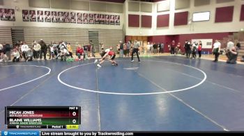 108 lbs Cons. Round 2 - Blaine Williams, Jordan Junior Wrestling vs Micah Jones, Box Elder Bees Wrestling