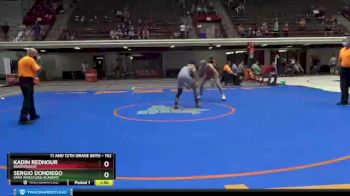 152 lbs 1st Place Match - Kadin Rednour, Independent vs Sergio Dondiego, SPAR Wrestling Academy