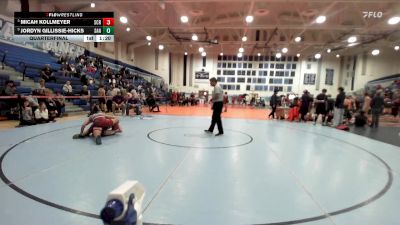 144 lbs Quarterfinal - Micah Kollmeyer, Scripps Ranch vs Jordyn Gillissie-Hicks, Santana