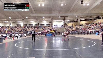 A 190 lbs Cons. Round 3 - Trevor Burney, Chattanooga Central High School vs Rylenn Keme, Millington Central High School