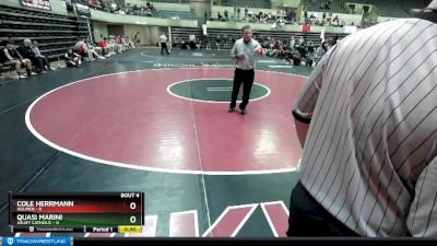 132 lbs Quarterfinals (8 Team) - AJ Alesch, Holmen vs Nolan Vogel, Joliet Catholic