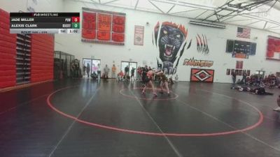 132 lbs Cons. Semi - Jade Miller, Powell Middle School vs Alexis Clark, Rocky Mountain Middle School