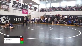 160 lbs Consi Of 8 #2 - Juan Eduardo Franco, Berks Catholic vs Gavin Nunn, Camp Hill