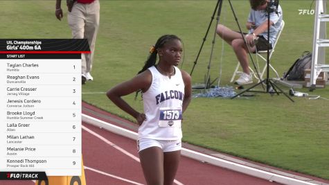 High School Girls' 400m 6A, Finals 1