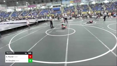 80 lbs Round Of 16 - Kaden Poyner, Team Grand Valley Elite vs Wyatt Douglas, Woodlawn Midde School