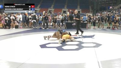 135 lbs Cons. Rd Of 64 - Keira Lynch, Massachusetts vs Brooke-Lynn Murray, New York