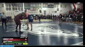 285 lbs Quarterfinal - Adam Toman, Basic vs Jermiah Lewis, Eldorado