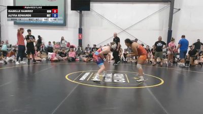 82 lbs Rr Rnd 5 - Isabelle Ramirez, Ohio Goons - W vs Alyvia Edwards, Mat Demon - W