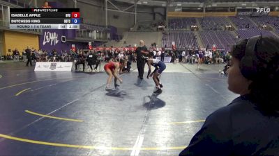 103 lbs Round 1 (16 Team) - Isabelle Apple, Grand View vs Dutchess King, University Of The Cumberlands