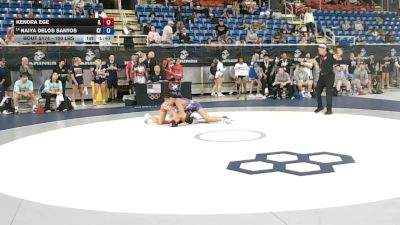 100 lbs Champ. Rd Of 64 - Kendra Ege, Illinois vs Naiya Delos Santos, Kentucky