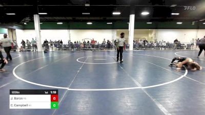 120 lbs Round Of 128 - Jack Baron, PA vs Co'ji Campbell, WI