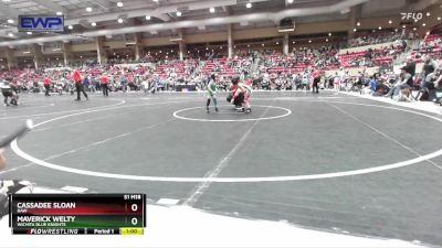 40 lbs Cons. Round 4 - Cassadee Sloan, Raw vs Maverick Welty, Wichita Blue Knights