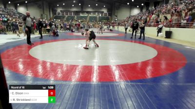 90 lbs Round Of 16 - Connor Olson, Savannah Wrestling Center vs Rylan Strickland, Georgia