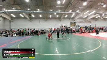 215 lbs Champ. Round 1 - Ethan Alumbaugh, Douglas County vs Sebastian Ramirez, Northridge