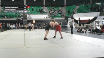 7A 285 lbs 5th Place Match - Walter Pruitt, Sparkman vs Logan Treadwell, Thompson HS