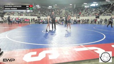 87 lbs Consolation - Reese Kreke, Harrah vs Ryann Brown, Sand Springs Jr High