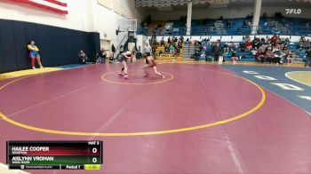 100 lbs Quarterfinal - Hailee Cooper, Riverton vs Aislynn Vroman, Wind River