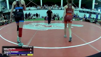 94 lbs Placement Matches (8 Team) - Kayla Pastika, Minnesota vs Teagan McKinney, Ohio Red