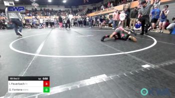 110 lbs Rr Rnd 2 - Ian Feuerbach, Pauls Valley Panther Pinners vs Quentin Fontana, Norman North