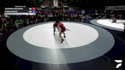 125 lbs Savannah Belmonte, SDIKWA - San Diego-Imperial Kids Wrestling Association vs Eliana Garcia, LAWA - Los Angles Wrestling Association