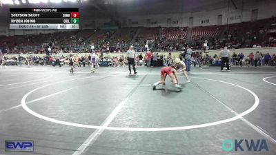 67 lbs Consi Of 4 - Stetson Scott, Cowboy Wrestling Club vs Ryzen Johns, Collinsville Cardinal Youth Wrestling