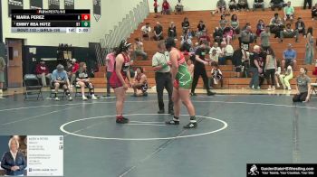 Girls-195 lbs 1st Place Match - Emmy Rea Hotz, Clarke`s Dream Team vs Maria Perez, Nick`s Knights