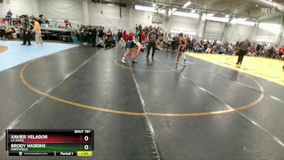 138 lbs Cons. Round 2 - Brody Haskins, Northfield vs Xavier Velador, La Junta