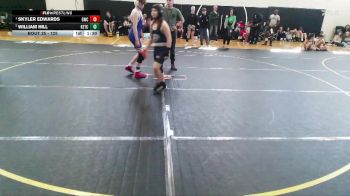 125 lbs Round 2 - Skyler Edwards, Grizzlies Wrestling Club vs William Hill, KC Elite Training Center