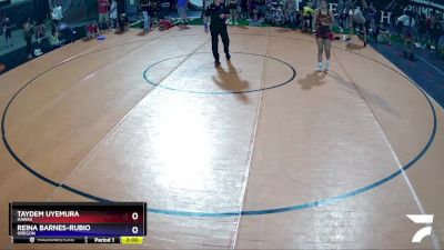 135 lbs Quarterfinal - Taydem Uyemura, Hawaii vs Reina Barnes-Rubio, Oregon