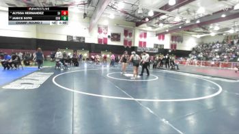 170 lbs Champ. Round 2 - Janice Soto, Downey vs Alyssa Hernandez, Shadow Hills