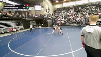 6A 120 lbs Cons. Round 1 - Candice Robinson, Syracuse vs Claire Oetker, Lehi