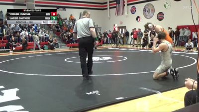 165 lbs Semifinal - Jared Snitker, Waukon vs Chase Humpal, NH/TV