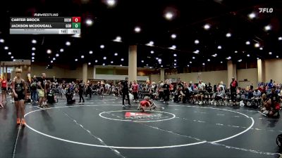55 lbs Cons. Semi - Jackson McDougall, Gulf Coast Wrestling vs Carter Brock, Bay County Elite Wrestling