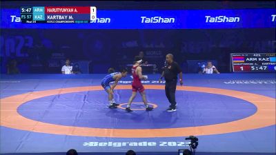 57 kg Final 3-5 - Arsen Harutyunyan, Armenia vs Meirambek Kartbay, Kazakhstan