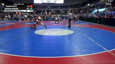 1-5A 126 Cons. Semi - Hannah Mayo, East Limestone vs Morgan Baskins, Alexandria HS