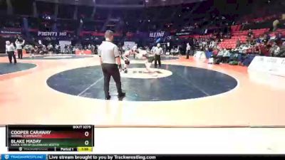 3A 220 lbs Cons. Round 2 - Blake Maday, Carol Stream (Glenbard North) vs Cooper Caraway, Normal (Community)