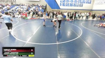 125 lbs Quarterfinal - Jaxon Langston, Fremont Wrestling Club vs Harley Boren, West Jordan